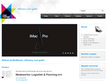 Tablet Screenshot of macmaniac.nl